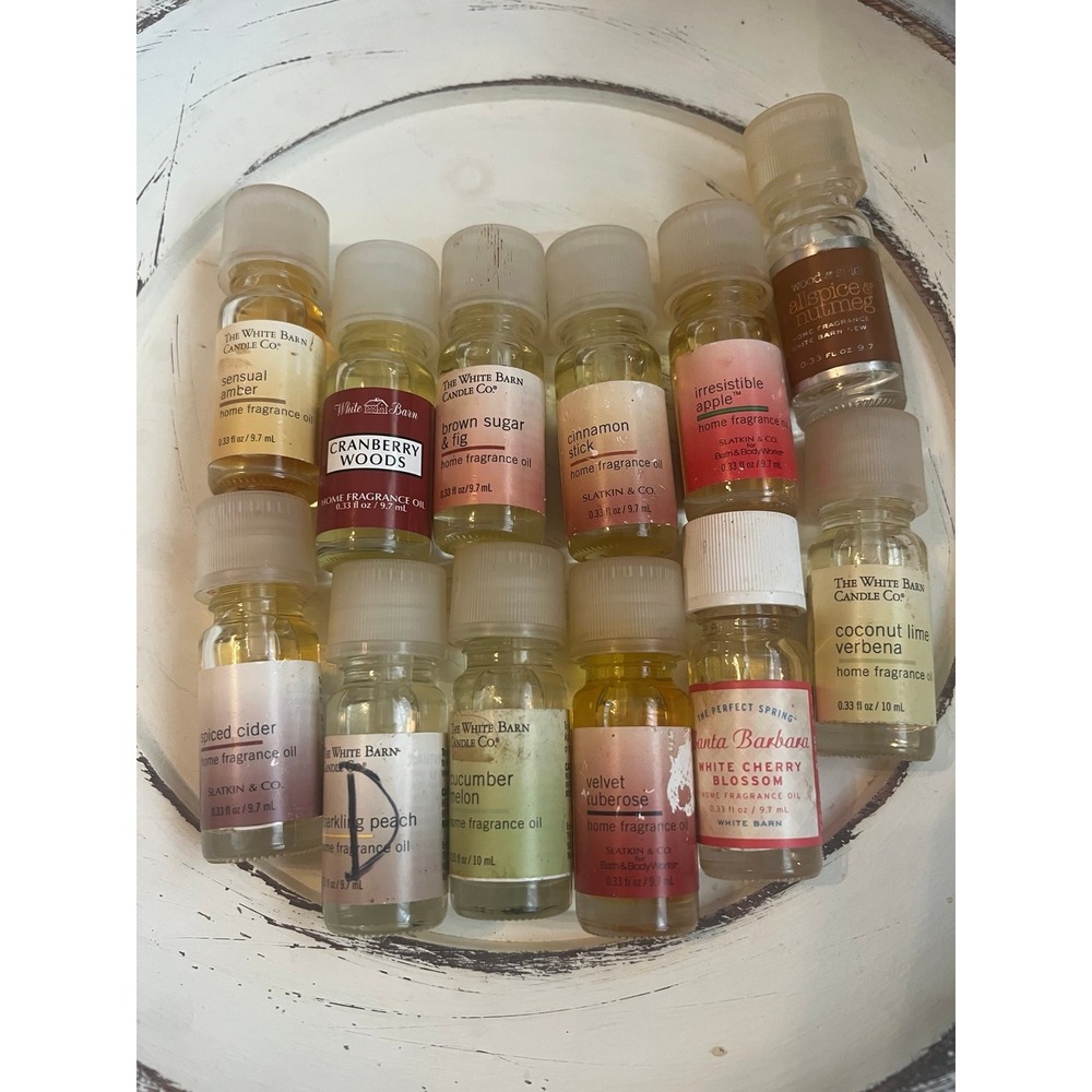 Bath & Body The White Barn Candle Co. Home Fragrance Oils Lot of 12